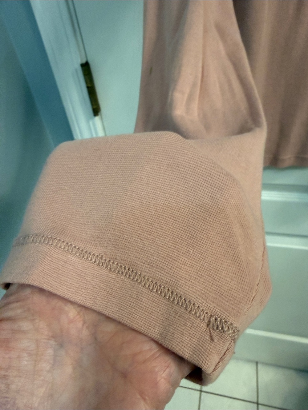 Lauren Ralph Lauren Ruffle-Front Long Sleeve Top in Dusty Pink - Picture 5 of 12
